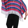 Mexikansk Poncho Maskeraddräkt