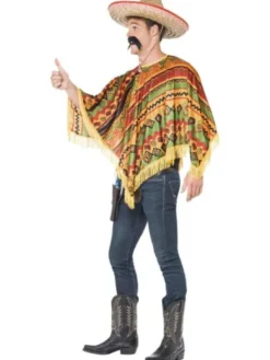 Mexikansk Poncho med Mustasch