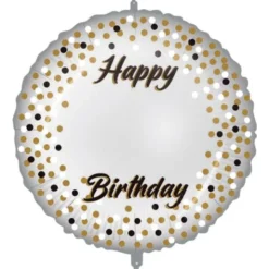 Milestone Happy Birthday Folieballong med Siffror