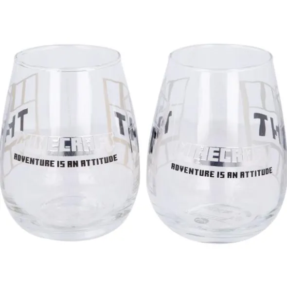 Minecraft TNT Glas 2-pack