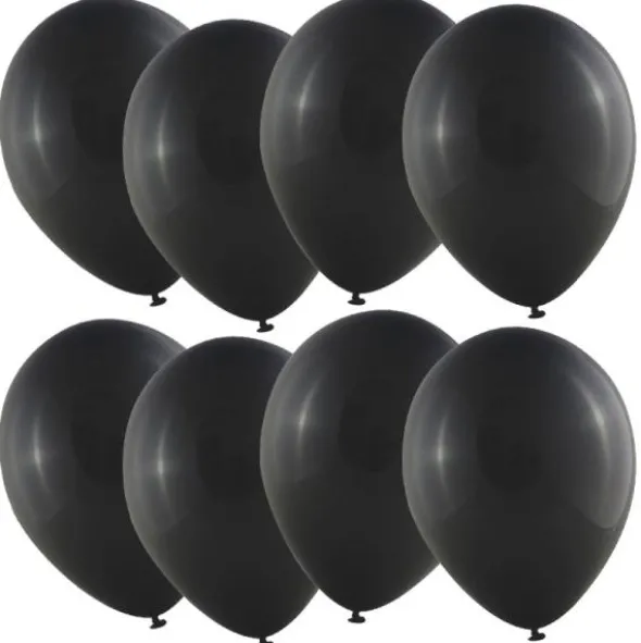 Miniballonger Metallic Svart