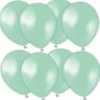 Miniballonger Pärlgrön 13 cm 100-pack (100-pack)