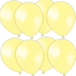 Miniballonger Pärlgul 13 cm (25-pack)