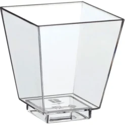 Mini Engångsbägare Fyrkantiga 50-pack