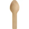 Mini Engångsskedar Trä 100-pack