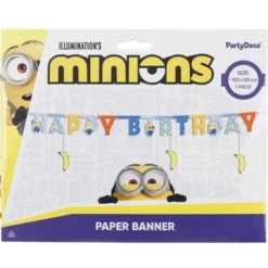 Minions Happy Birthday Girlang 153 x 50 cm