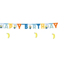 Minions Happy Birthday Girlang 153 x 50 cm