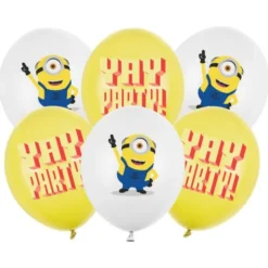 Minions Latexballonger Mix 30 cm 6-pack