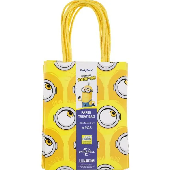 Minions Presentpåsar 12 x 6 x 16 cm 6-pack