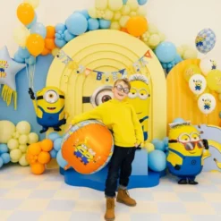 Minions Rund Folieballong 50 cm