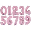 Mini Sifferballong Pastell Rosa (Siffra 0)