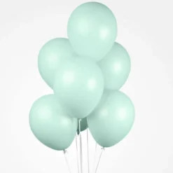 Mintgröna Ballonger Macaron (10-pack)