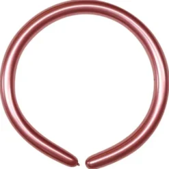 Modellballonger Chrome Rosa 100-pack