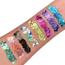 Moon Glitter Holografiskt Chunky Glitter (Silver)