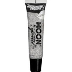 Moon Glitter Holografiskt Glitter Läppglans (Silver)