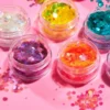 Moon Glitter Iriserande Chunky Glitter (Vit)