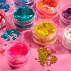 Moon Glitter Iriserande Chunky Glitter (Vit)