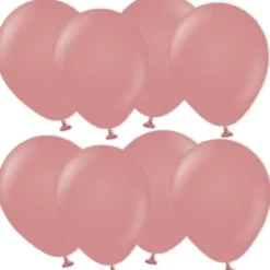 Mörkrosa Miniballonger Retro Rosewood (25-pack)