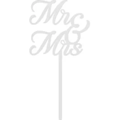 Mr & Mrs Cake Topper Vit