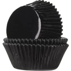 Muffinsformar Metallic Svart