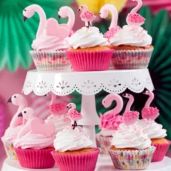 Muffinsformar Rosa Flamingor