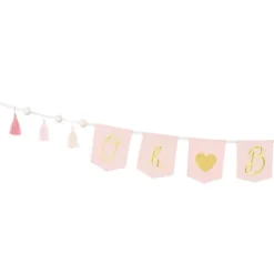 Oh Baby Tyggirlang med Tofsar Ljusrosa