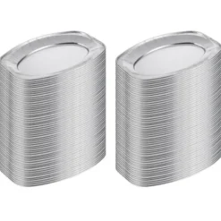 Ovala Uppläggningsfat Aluminium 100-pack