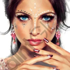 PaintGlow Ansikts- och Kroppsglitter Chunky (Lila (Helterskelter))