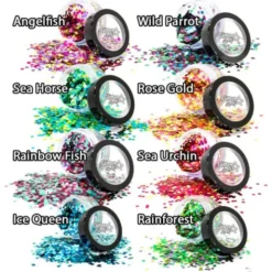 PaintGlow Chunky Glitter Blends Pot Bionedbrytbar Sea Urchin (Sea Urchin)