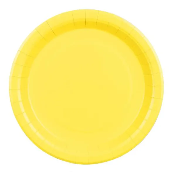 Pappersassietter Gul (6-pack)