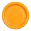 Pappersassietter Ljusorange 18 cm 6-pack