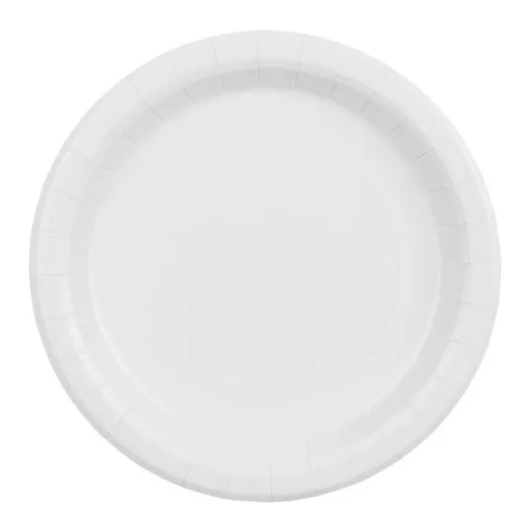 Pappersassietter Vit 18 cm 6-pack