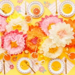 Pappersdekorationer Blommor
