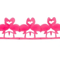 Pappersgirlang Flamingo