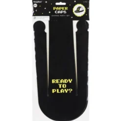Papperskepsar Gamer Svart 6-pack