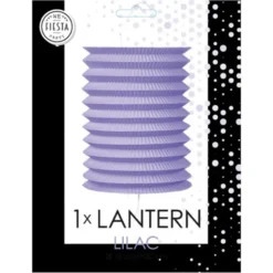 Papperslykta Cylinder Ljuslila