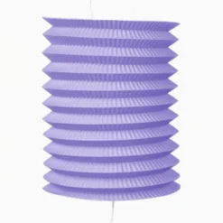 Papperslykta Cylinder Ljuslila