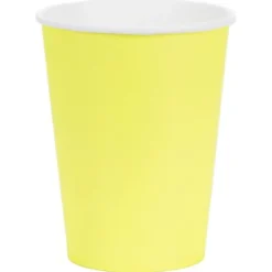 Pappersmuggar Gul 25 cl (6-pack)