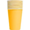 Pappersmuggar Gul 21 cl 8-pack
