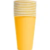 Pappersmuggar Gul 35 cl 10-pack