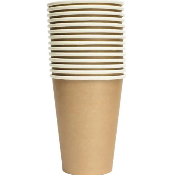 Pappersmuggar Guld 21 cl 14-pack