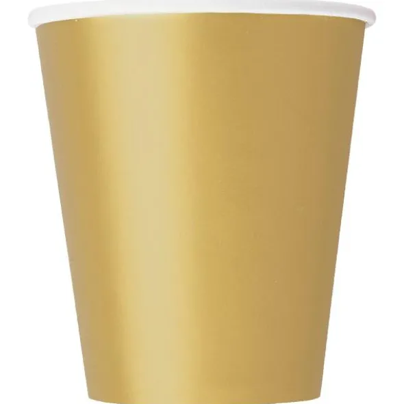 Pappersmuggar Guld 27 cl 8-pack
