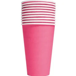 Pappersmuggar Intensiv Rosa 35 cl 10-pack