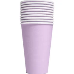 Pappersmuggar Lavendel 35 cl 10-pack
