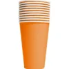 Pappersmuggar Orange 35 cl 10-pack