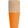 Pappersmuggar Orange 21 cl 14-pack