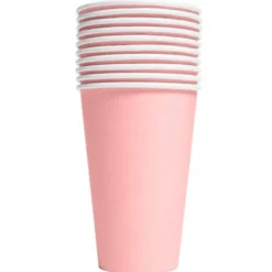 Pappersmuggar Rosa 35 cl 10-pack