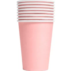 Pappersmuggar Rosa 21 cl 8-pack