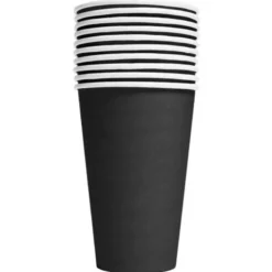 Pappersmuggar Svart 35 cl 10-pack