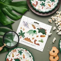 Papperstallrikar Dinosaurie 6-pack